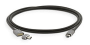 LMP aluminium Magnetic Safety USB-C kabel 1,8 meter Grijs
