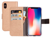 Mobiparts Saffiano Wallet iPhone XS / X hoesje Copper