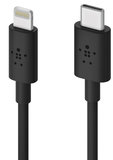 Belkin Lightning naar USB-C kabel 1,2 meter Zwart