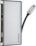 Cadyce Aluminium Multimedia USB-C dock Zilver