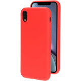 Mobiparts Silicone iPhone XR hoesje Rood