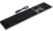 Matias Aluminium Wired Keyboard Azerty FR toetsenbord Grijs