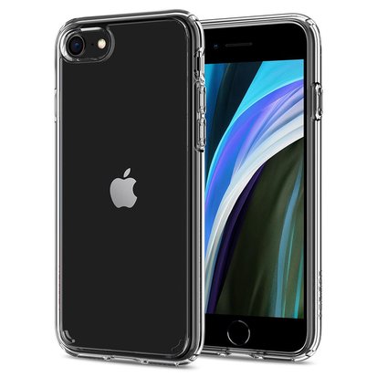 Leger Commandant Verschuiving Spigen Ultra Hybrid 2 iPhone SE 2020 / 8 hoesje Doorzichtig - Appelhoes Leger Commandant Verschuiving Spigen Ultra Hybrid 2 iPhone SE 2020 / 8 hoesje Doorzichtig - Appelhoes