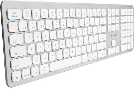 MacAlly BTKEY aluminium draadloos toetsenbord - Appelhoes