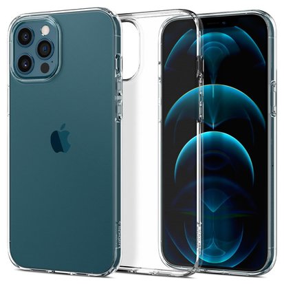 Liquid Crystal iPhone Pro / iPhone 12 hoesje Doorzichtig Appelhoes