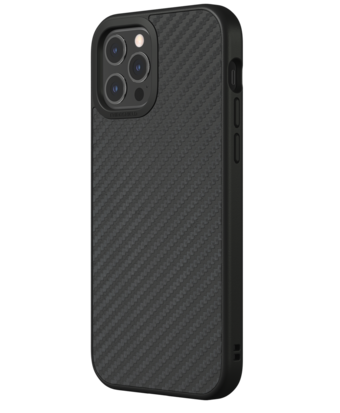 RhinoShield SolidSuit iPhone 12 Pro / iPhone hoesje Carbon - Appelhoes