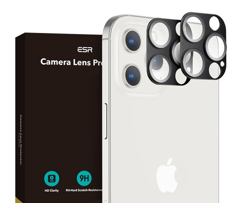 ondergronds Whirlpool het is mooi ESR Camera iPhone 12 Pro Max glazen protector 2 pack - Appelhoes