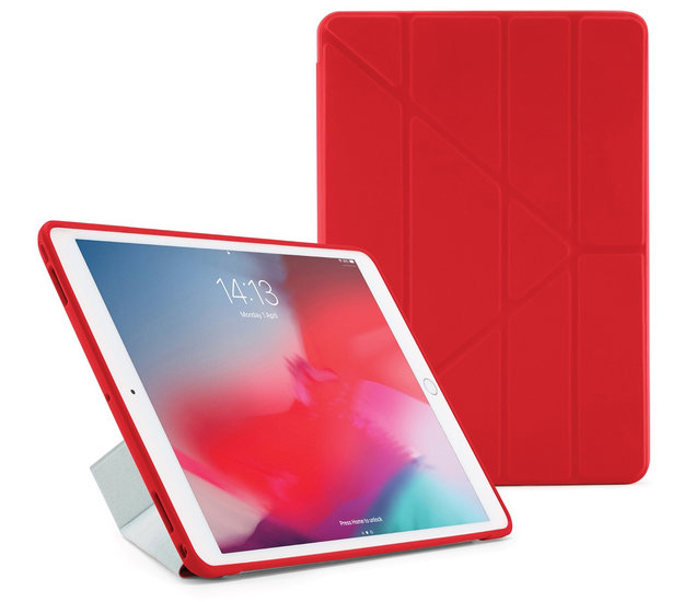 Pipetto Origami TPU IPad Air 2019 10,5 Inch Hoesje Rood