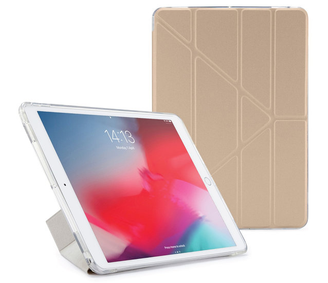 Pipetto Origami TPU IPad Air 2019 10,5 Inch Hoesje Goud