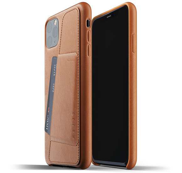 Mujjo Leather Wallet IPhone 11 Pro Max Hoes Bruin