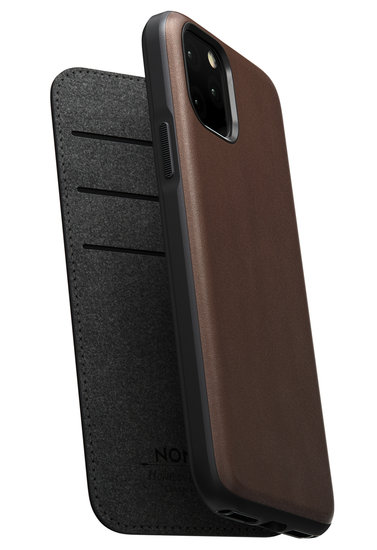 Nomad Leather Rugged Folio IPhone 11 Pro Hoesje Bruin