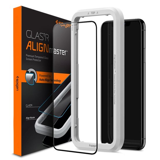 Spigen Edge To Edge Align IPhone 11 Glass Doorzichtig