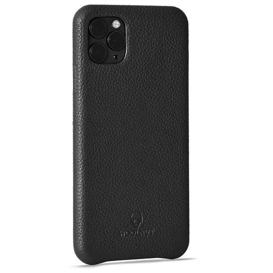 Woolnut Leather Hoesje IPhone 11 Pro Max Hoes Zwart