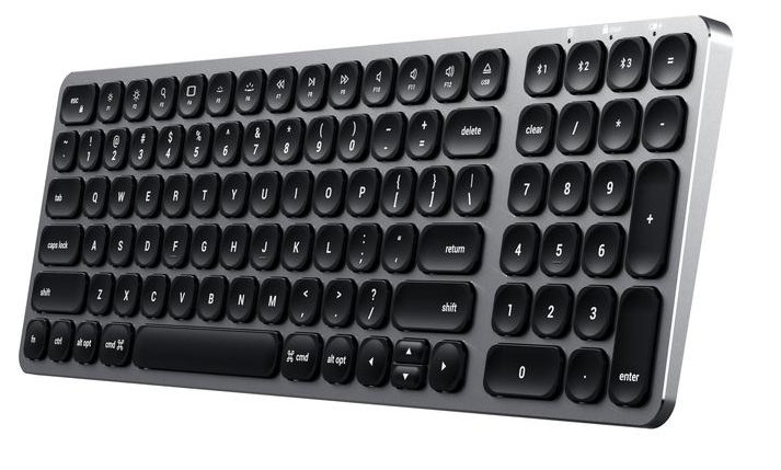 Satechi Zilver Compact Draadloos Toetsenbord Space Grijs