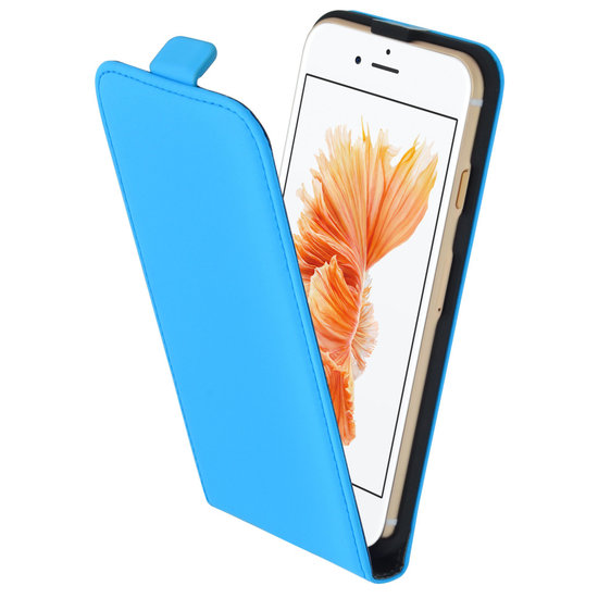 Mobiparts Premium Flip IPhone SE 2022 / 2020 Hoesje Blauw