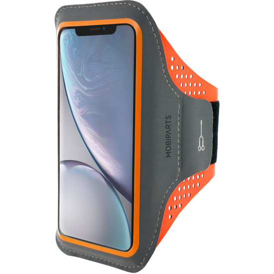 Mobiparts Comfort IPhone XR sportband Oranje