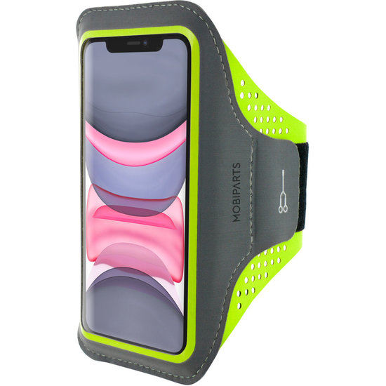 Mobiparts Comfort IPhone 11 Sportband Groen