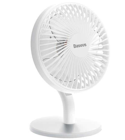 Afbeelding van Baseus Ocean Fan Oplaadbare USB Ventilator Wit | Appelhoes, dé specialist voor al je Apple producten