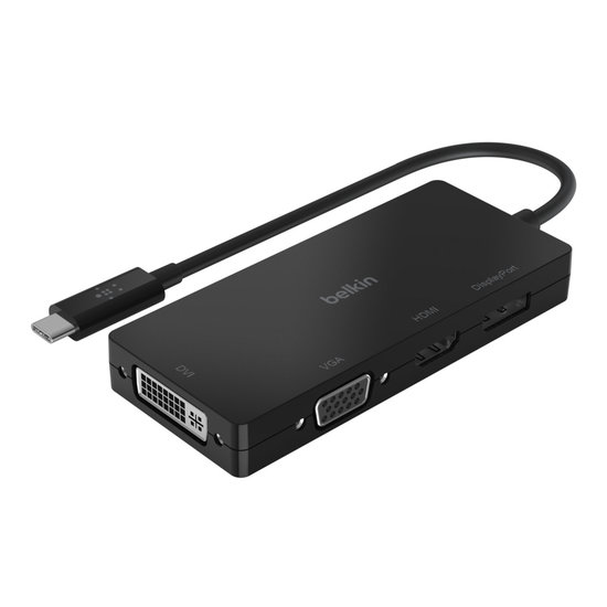 Afbeelding van Belkin USB-C Naar DVI, HDMI, VGA En Displaypoort Video Adapter | Appelhoes, dé specialist voor al je Apple producten