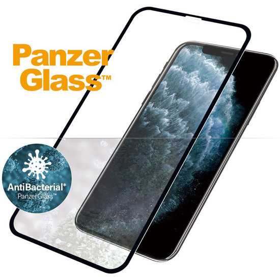 PanzerGlass Glazen IPhone 11 Pro Edge To Edge Antibacteriële Doorzichtig