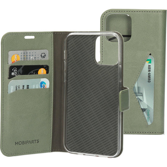 Mobiparts Classic Wallet IPhone 12 Pro / IPhone 12 Hoesje Groen