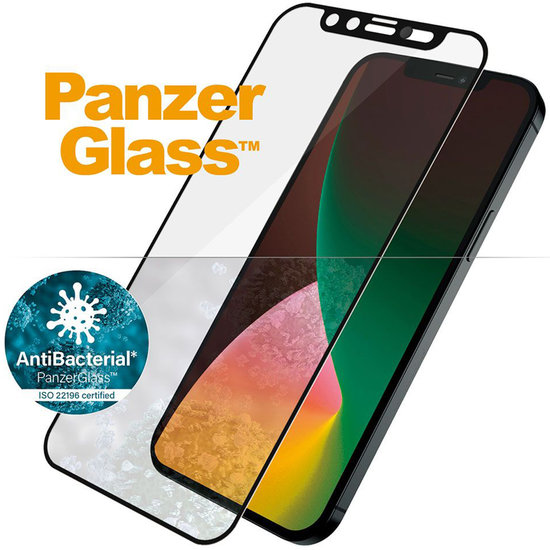 PanzerGlass Edge To Edge Glazen IPhone 12 Pro / IPhone 12 Doorzichtig Cam Slider