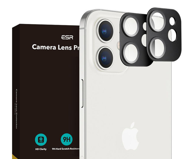 ESR Camera IPhone 12 Mini Glazen Protector 2 Pack