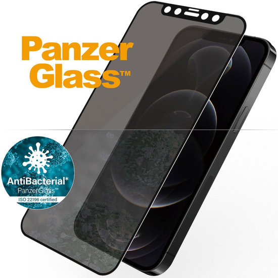 PanzerGlass Edge To Edge Privacy Glazen IPhone 12 Pro / IPhone 12 Doorzichtig