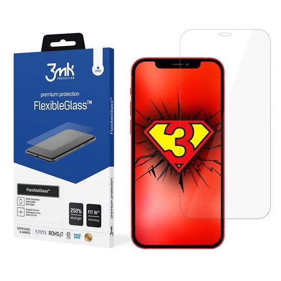 3mk FlexiGlass IPhone 12 Pro / IPhone 12 Doorzichtig