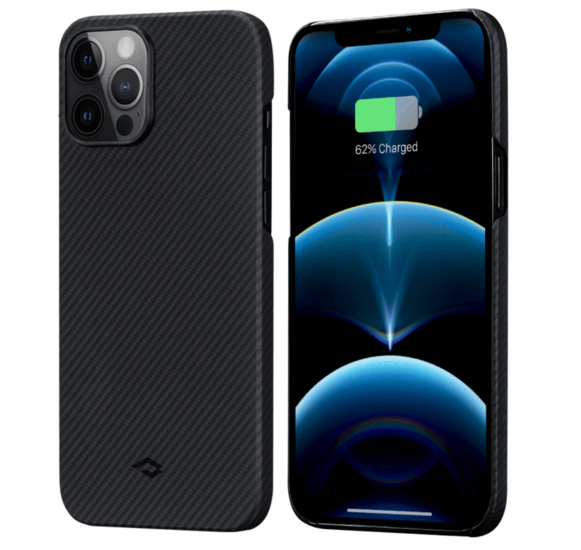 Pitaka Air IPhone 12 Pro Aramid Fiber Hoesje Zwart