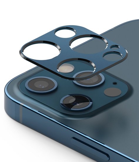 Ringke Aluminum Camera IPhone 12 Pro Beschermer Blauw