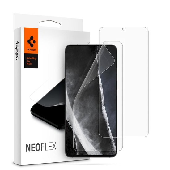 Spigen Neo Flex Solid Galaxy S21 Ultra screenprotector 2 Pack
