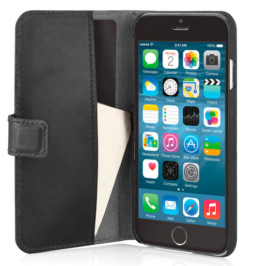 Pipetto Leather Wallet IPhone 6/6S Zwart