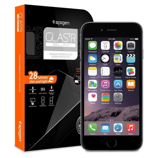 Spigen Glas.tR SLIM Tempered Glass Protector IPhone 6/6S