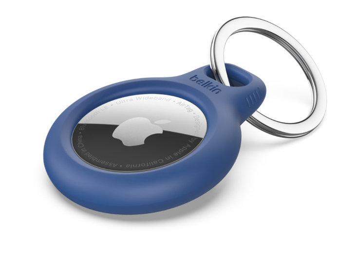 Afbeelding van Belkin Classic AirTag Sleutelhanger Blauw | Appelhoes, dé specialist voor al je Apple producten