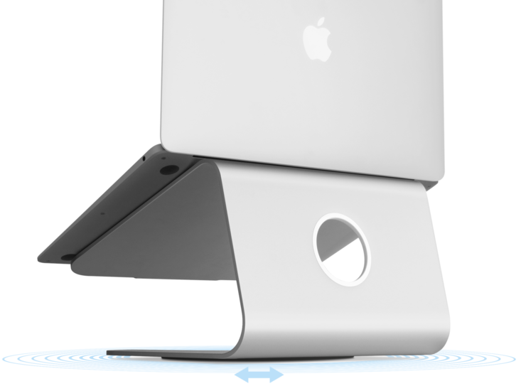 RainDesign MStand 360 Draaibare MacBook Standaard Zilver