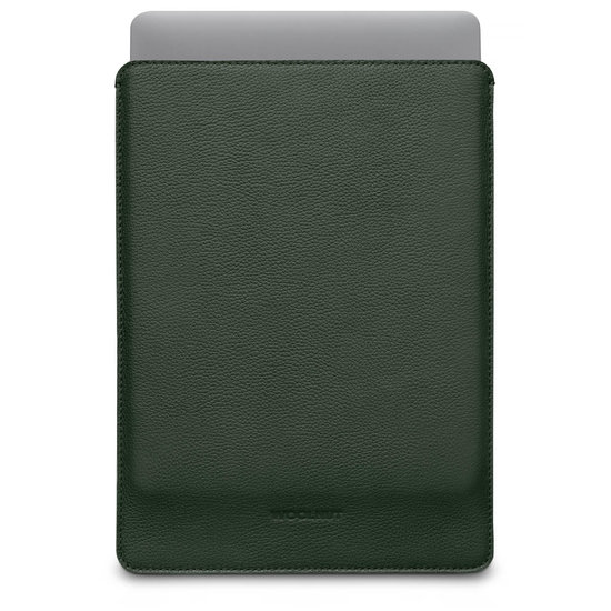 Woolnut Leather Sleeve MacBook Pro 14 Inch Hoesje Groen