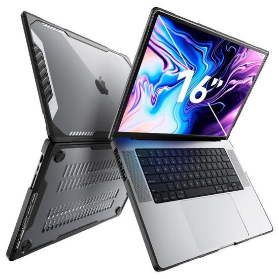 Supcase Unicorn Beetle MacBook Pro 16 Inch M2 / M1 Hardshell Zwart