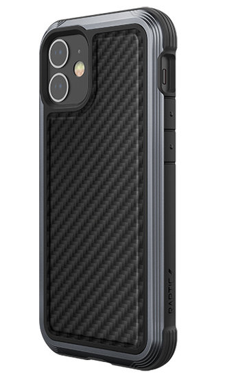 Raptic Defense Lux IPhone 12 Mini Hoesje Carbon