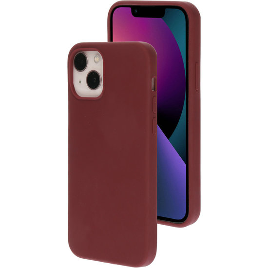 Mobiparts Silicone IPhone 13 Hoesje Plum Rood