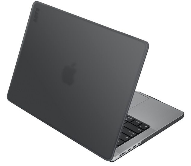 LAUT Huex MacBook Pro 16 Inch M2 / M1 Hardshell Hoesje Zwart