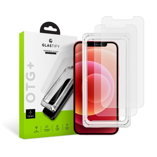 Glastify Glazen IPhone 12 / 12 Pro Doorzichtig 2 Pack
