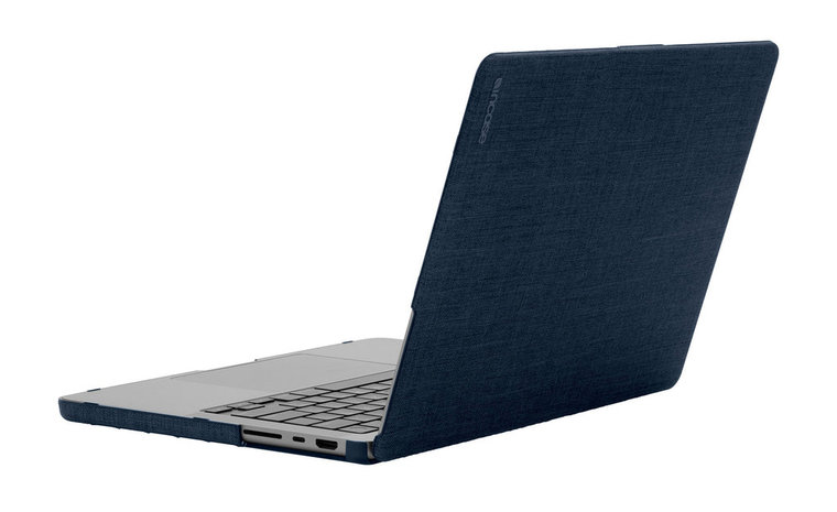 Incase Zwartured MacBook Pro 16 Inch M2 / M1 Hardshell Blauw