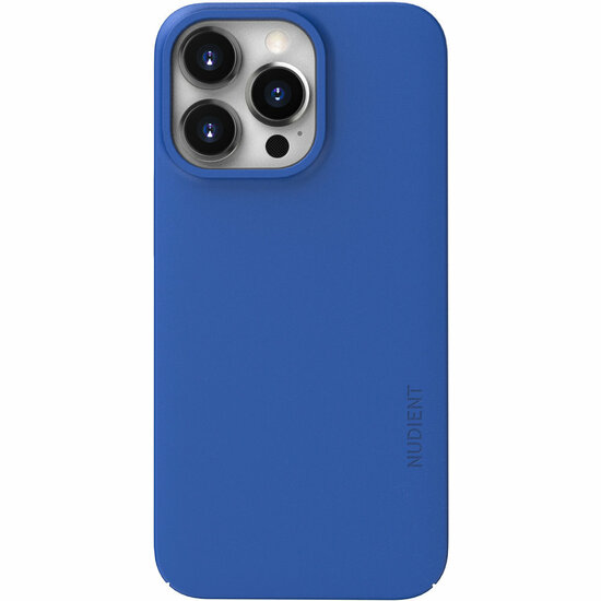 Nudient Thin Hoesje MagSafe IPhone 13 Pro Hoesje Blauwprint Blauw