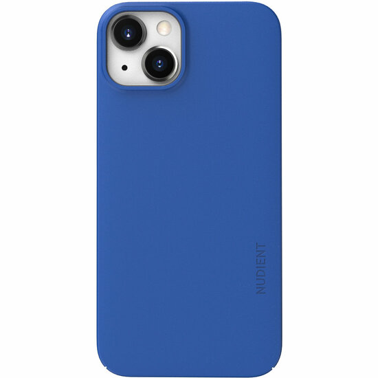 Nudient Thin MagSafe Hoesje IPhone 13 Hoesje Blauwprint Blauw
