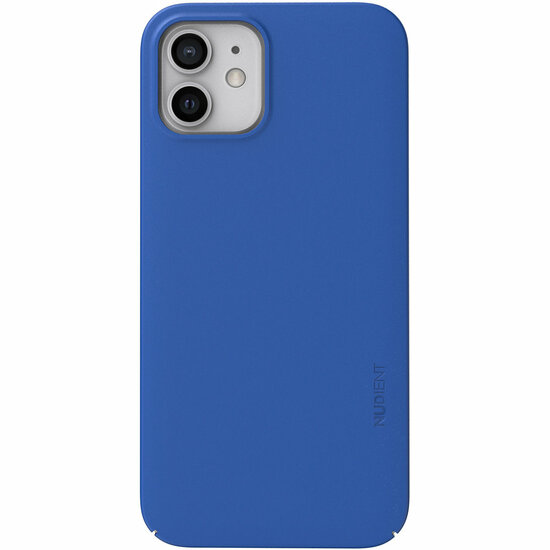 Nudient Thin Hoesje MagSafe IPhone 12 Pro / IPhone 12 Hoesje Blauwprint Blauw