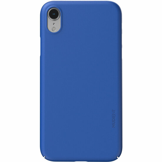 Nudient Thin Hoesje IPhone XR Hoesje Blauwprint Blauw