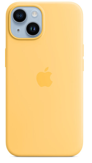 Apple MagSafe Siliconen IPhone 14 Hoesje Geel