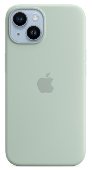 Apple MagSafe Siliconen IPhone 14 Plus Hoesje Groengroen