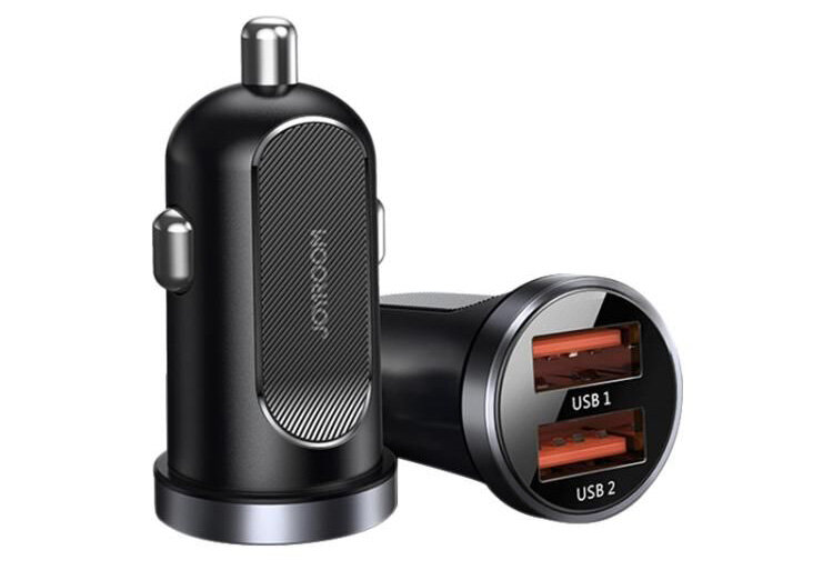 JoyRoom 30 Watt 2 Poort USB-A Auto Oplader